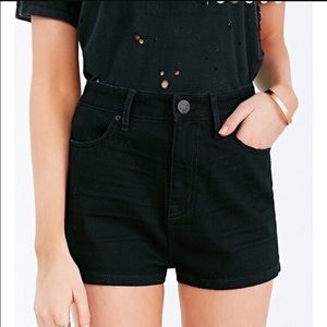 Urban Outfitters Black Denim Shorts